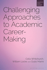 Buy Challenging Approaches to Academic Career-Making