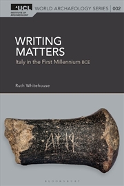 Buy Writing Matters: Italy in the First Millennium BCE