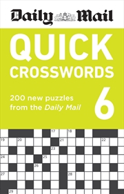 Buy Daily Mail Quick Crosswords Volume 6