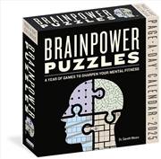 Buy Brainpower Puzzles Page-A-Day  Calendar 2025