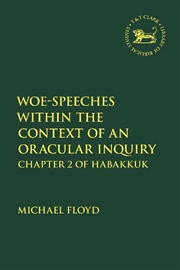 Buy Woe-Speeches within the Context of an Oracular Inquiry: Chapter 2 of Habakkuk