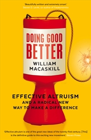 Buy Doing Good Better