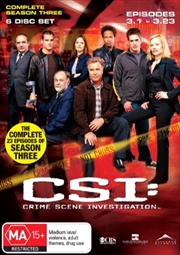 Buy CSI- Crime Scene Investigation - Complete Series 03