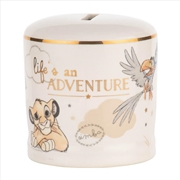 Buy Simba: Money Bank Ceramic 'Life's an adventure'