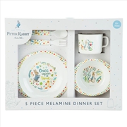 Buy Beatrix Potter Peter Rabbit Melamine Dinner Set - 5 Piece