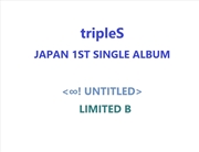 Buy Triples - Untitled Japan 1st Single Album Limited B (Cd+Blu-Ray)