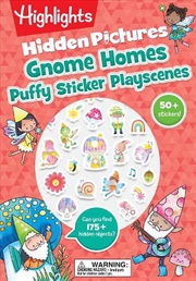 Buy Gnome Homes Hidden Pictures Puffy Sticker Playscenes