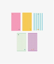 Buy Bts - Music Theme Robe & Towel Official Md Facial Towel 5P Set Mix