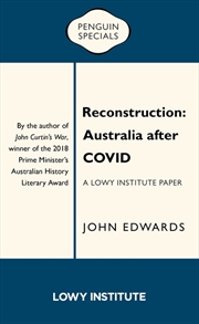 Buy Reconstruction: A Lowy Institute Paper: Penguin Special