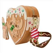 Buy Loungefly Lilo & Stitch - Angel & Stitch Gingerbread Heart Crossbody Bag