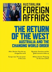 Buy Return of the West: Australian Foreign Affairs 16