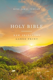 Buy KJV Large Print Outreach New Testament Bible, Scenic, Comfort Print