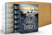 Buy Niv, Holy Bible, Larger Print, Economy Edition, Case Of 24, Comfort Print [Blue]