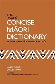 Buy Raupo Concise Maori Dictionary