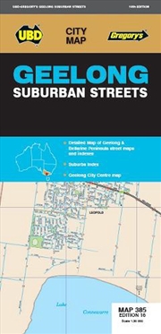 Buy Geelong Suburban Streets Map 3