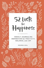 Buy 52 Lists for Happiness Floral Pattern