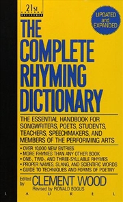 Buy Complete Rhyming Dictionary