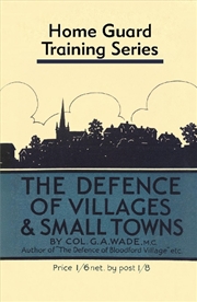 Buy Defence of Villages and Small Towns