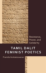 Buy Tamil Dalit Feminist Poetics