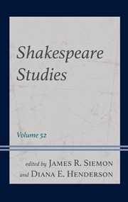 Buy Shakespeare Studies