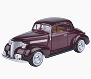 Buy Timeless Legends - 1:24 1939 Chevrolet Coupe (Burgundy)