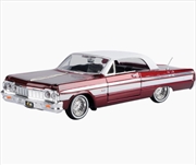 Buy Get Low - 1:24 1964 Chevy Impala (Metallic Red)