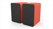 Buy Silcron SLR07 Wireless Active Bookshelf Speakers with HDMI ARC - Red