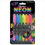 Buy Kaleidoscope 6 Electric Neon Markers