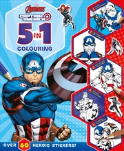 Buy Captain America: 5 In 1 Colouring (Marvel: Avengers)