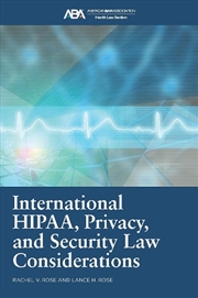 Buy International Hipaa, Privacy,