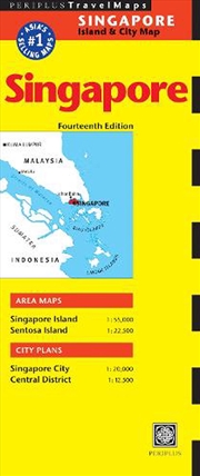 Buy Singapore Travel Map Fourteent