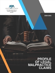 Buy Profile Of Legal Malpractice C