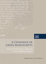 Buy A Catalogue Of Greek Manuscrip