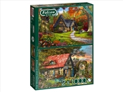 Buy Woodland Cottage X 2 1000Pc