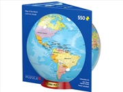 Buy Map Of World 550Pc Globe Tin