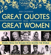 Buy 2025 Great Quotes From Great Women Boxed Calendar