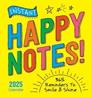 Buy 2025 Instant Happy Notes Boxed Calendar