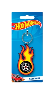 Buy Hot Wheels - Burning Tyre - PVC Keyring