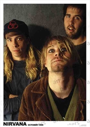 Buy Nirvana - October 1990 - Arti Poster