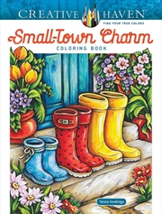 Buy Creative Haven Small-Town Charm Coloring Book