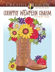 Buy Creative Haven Country Western Charm Coloring Book