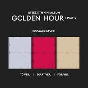 Buy Ateez - Golden Hour : Part.2 11th Mini Album Toktoq Gift Pocaalbum Set