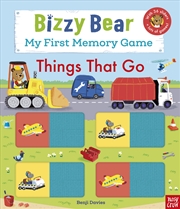 Buy Things That Go: My First Memory Game Book (Bizzy Bear)