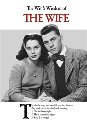 Buy The Wit and Wisdom of the Wife