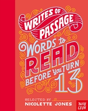 Buy Writes of Passage: Words To Read Before You Turn 13