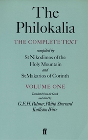 Buy Philokalia Vol 1