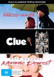 Buy Harold and Maude / Mommie Dearest / Clue | Cult Classics Triple Feature