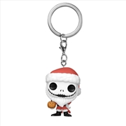 Buy The Nightmare Before Christmas - Santa Jack (with Jack-o-lantern) US Exclusive Pop! Keychain RS