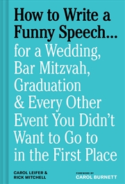 Buy How to Write a Funny Speech . . .