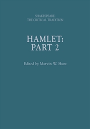 Buy Hamlet: Shakespeare: The Critical Tradition, Volume 2